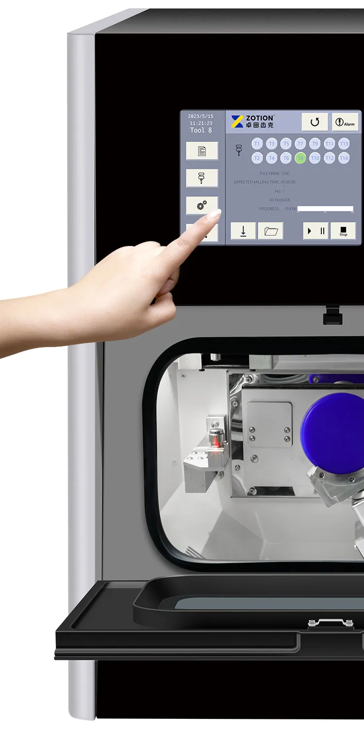 Dental Cad Cam 5 Axis Dental Milling Machine For Zirconia Block details 1 Dental Cad Cam 5 Axis Dental Milling Machine For Zirconia Block details 1