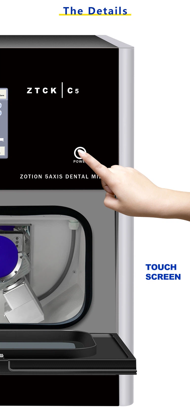 Dental Cad Cam 5 Axis Dental Milling Machine For Zirconia Block details 0 Dental Cad Cam 5 Axis Dental Milling Machine For Zirconia Block details 0