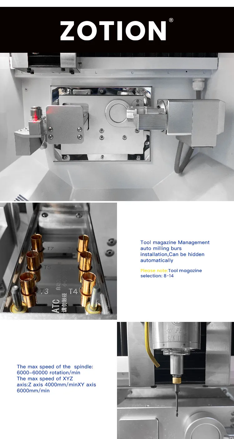 Dental Cad Cam 5 Axis Dental Milling Machine For Zirconia Block details Dental Cad Cam 5 Axis Dental Milling Machine For Zirconia Block details