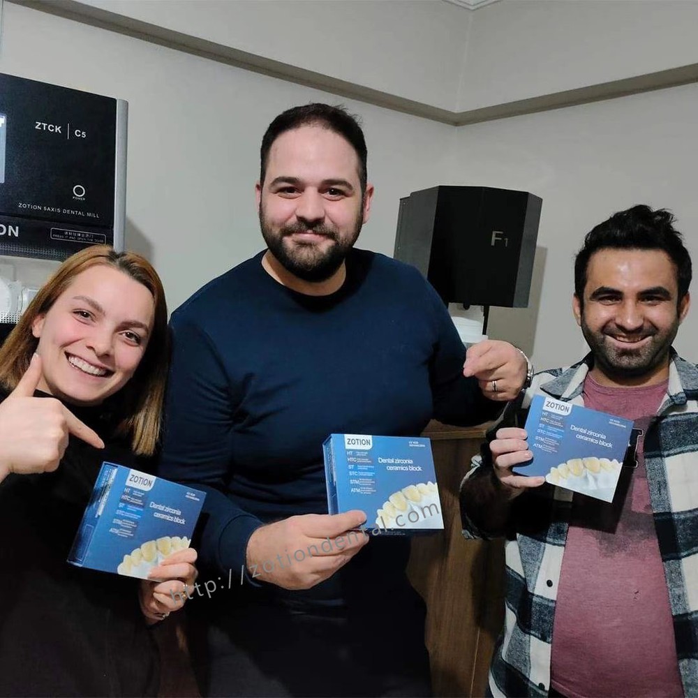 Multilayer Preshaded Dental Zirconia Material Zirconium Block For Dental Lab customer feedback Multilayer Preshaded Dental Zirconia Material Zirconium Block For Dental Lab customer feedback