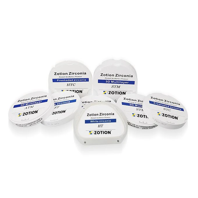 Dentistry Used Posterior Multilayer Zirconia 16COLOR For Lab