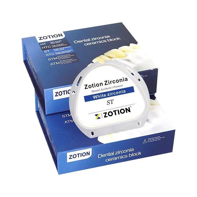 ZOTION CADCAM ST Zirkonzahn System Ceramic Zirconia Blanks For Dental Coping