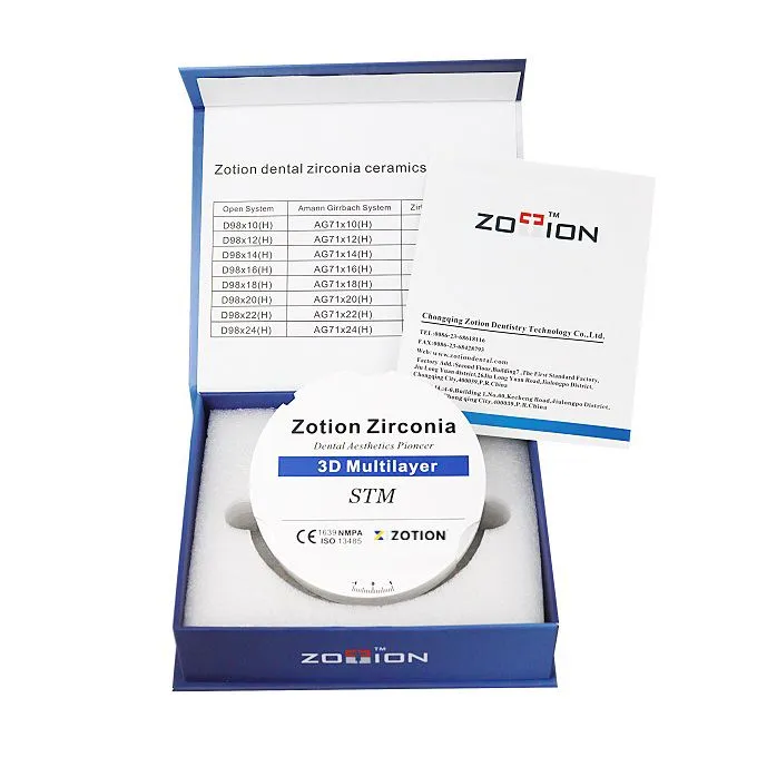 Zotion Ceramics Zirconia Disc