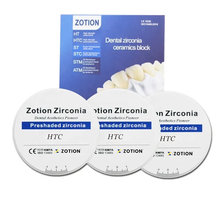 White/Monolayer/Multilayer Zirconia Ceramic Disc